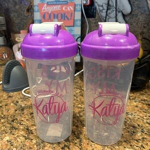 Purple Shaker Bottle Workouts By Katya
